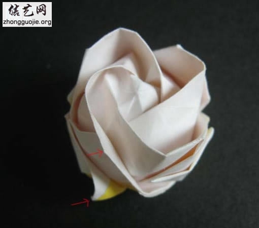 超详细川崎折纸玫瑰花教程[含视频]╭纸的折法