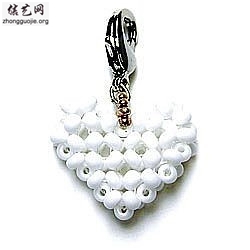 1000个手工串珠饰品欣赏一-水晶挂件、钥匙链