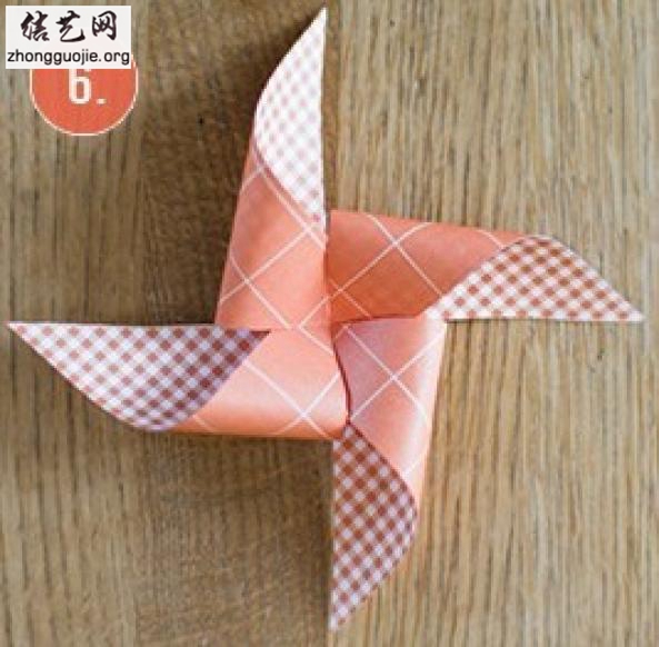 纸风车的制作方法图解我的风车吸管diy╭纸的折法
