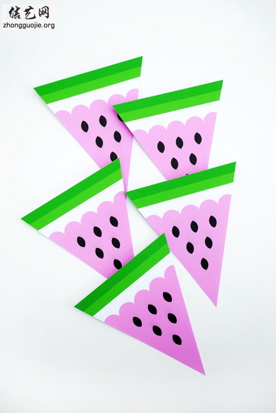 Watermelon bunting by minieco