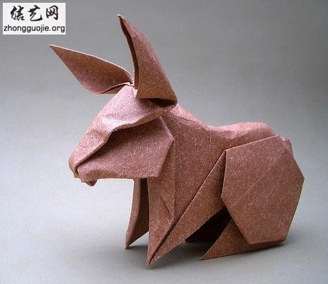 origami rabbit diagram