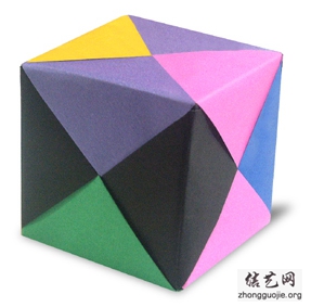三角插原理制作组合立方体教程 -  www.shouyihuo.net