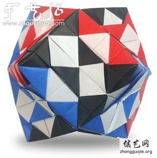 折纸24面体基础教程 -  www.shouyihuo.net