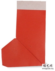 圣诞袜子的折纸方法 -  www.shouyihuo.net