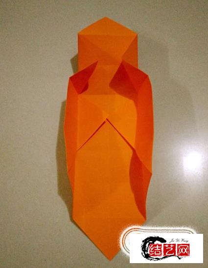 简单儿童纸箱子折法图解，正方形纸盒制作方法
