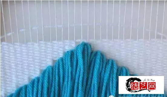 手工编织挂毯编织步骤教程图，学习挂毯编织入门图解