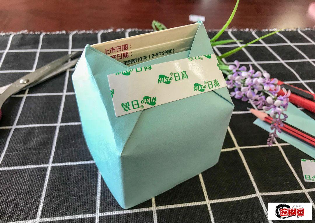 环保手工牛奶盒子制作案例分享,看看牛奶盒子能做什么手工