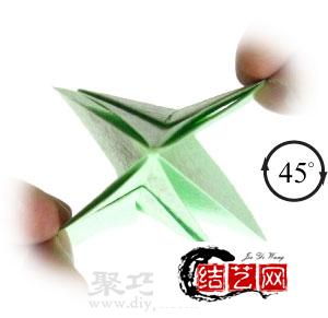 简单弹跳青蛙折纸步骤图,一步一步教你手工折纸蛙方法